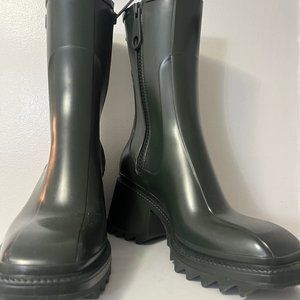 LINE NEW Chloe Rain Boots in Hunter Green